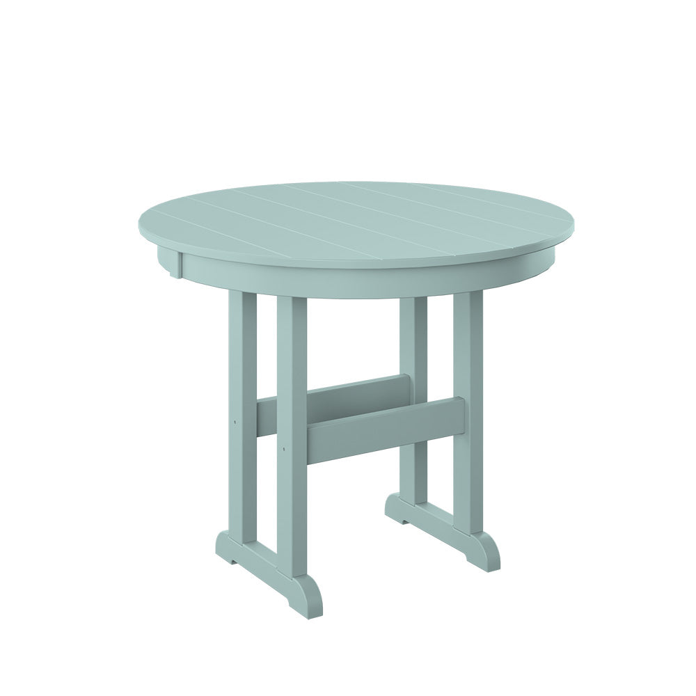 Polybird - 38" Round Table "Counter Height" Sage - P15-C-SG view 1