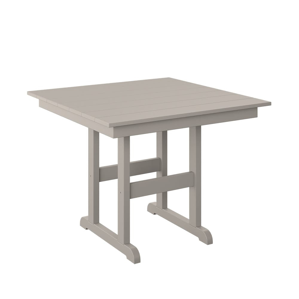 Polybird - 38" Square Table "Counter Height" Sand - P16-C-SN view 1