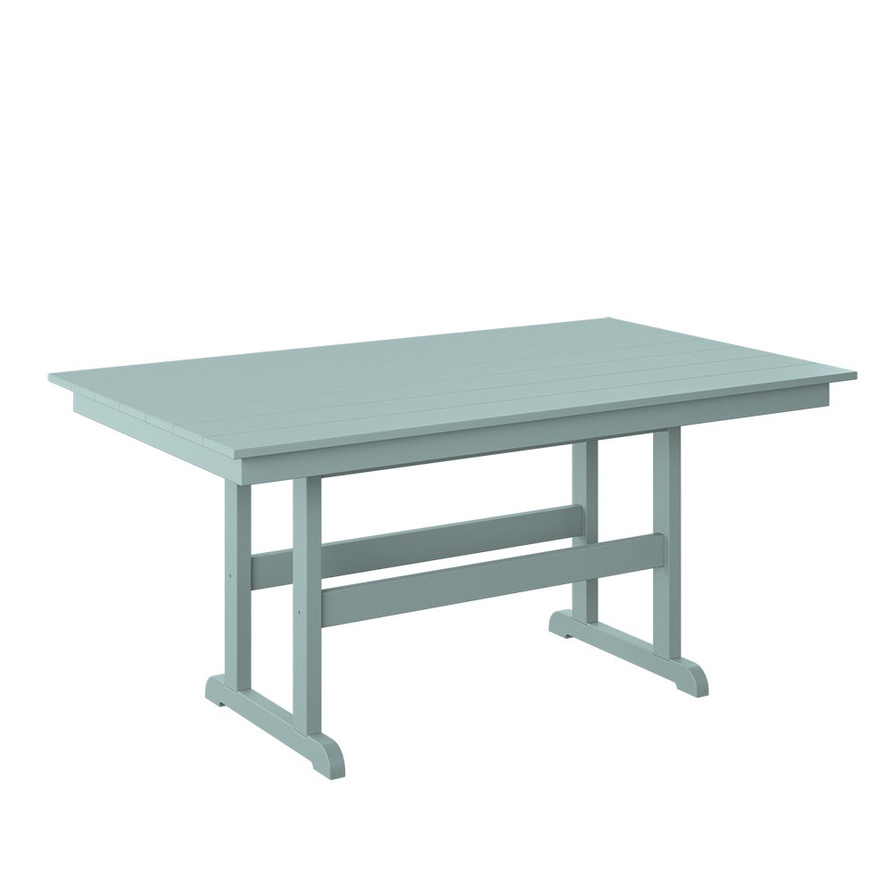 Polybird - 38" X 64" Table "Counter Height" Sage - P19-C-SG view 1