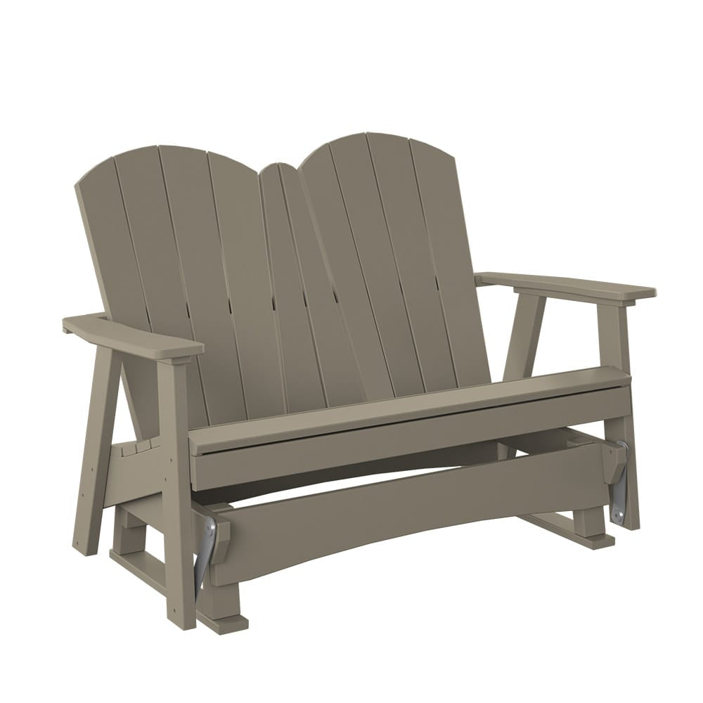 Polybird - 4' Chair Glider Weatherwood - P31-WW view 1