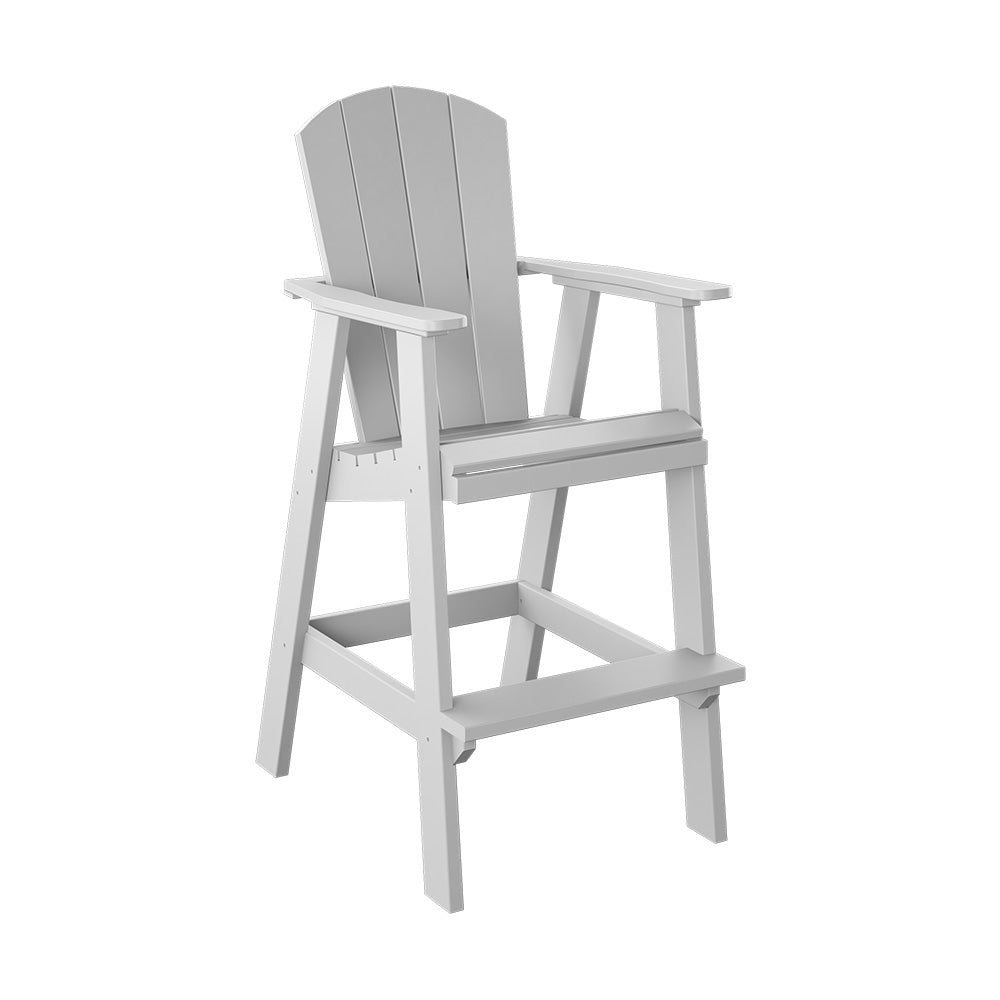 Polybird - Balcony Chair "Bar Height" White - P4-B-WT view 1