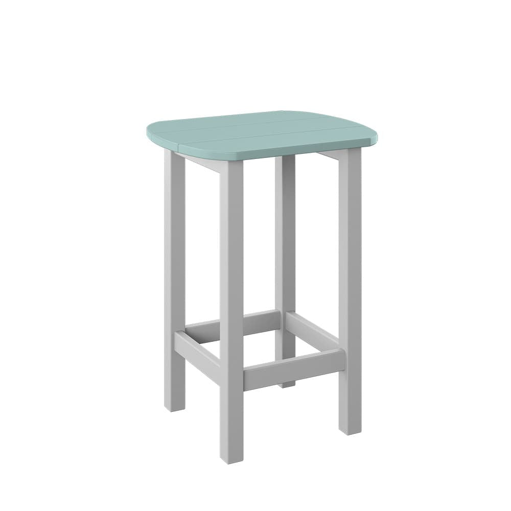 Polybird - Balcony End Table Sage And White - P50-SG-WT view 1