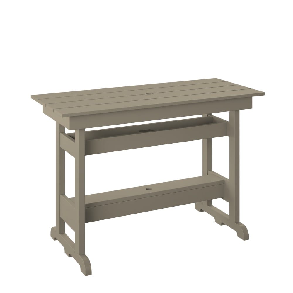 Polybird - Bar Table Weatherwood - P99-WW view 1