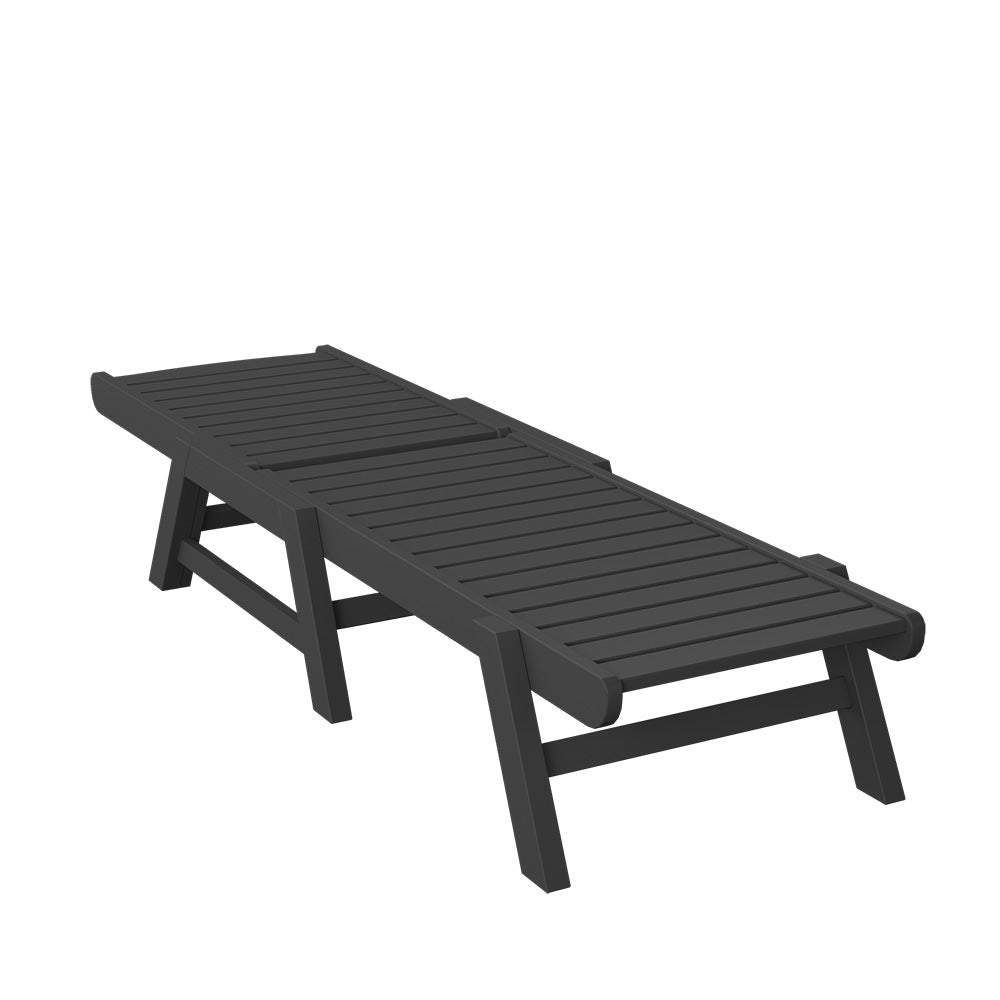 Polybird - Chaise Lounge Black - P70-BK view 2