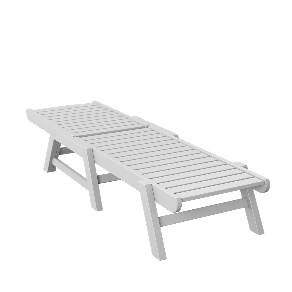 Polybird - Chaise Lounge White - P70-WT view 2