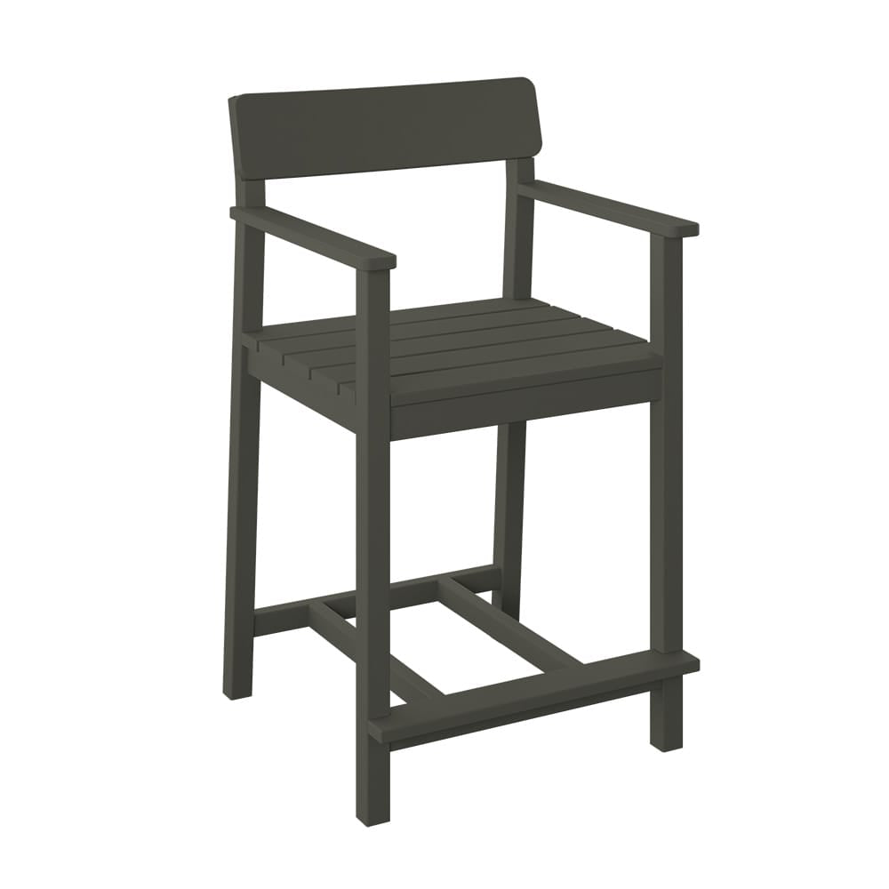 Polybird - Club Dining Chair "Counter Height" Coffee - P95-C-CF view 1