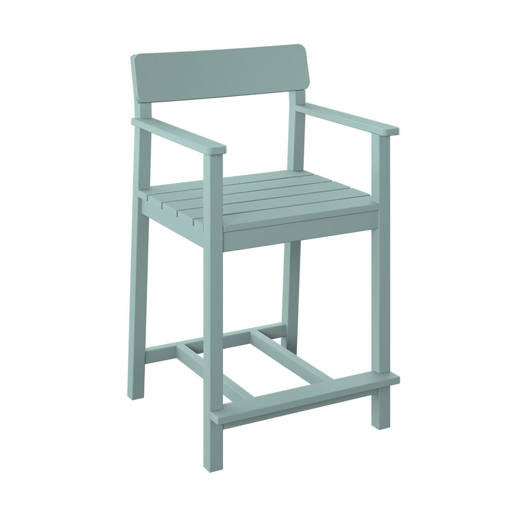Polybird - Club Dining Chair "Counter Height" Sage - P95-C-SG view 1