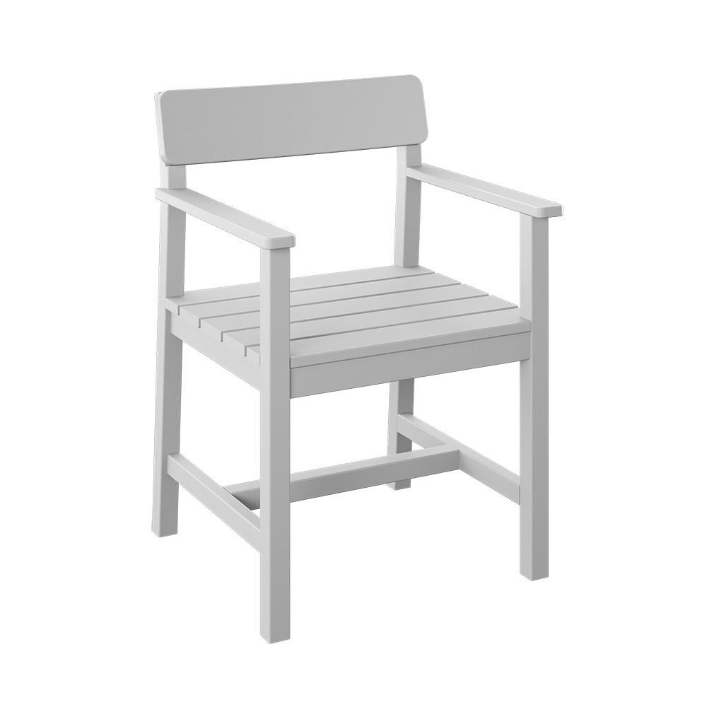 Polybird - Club Dining Chair White - P95-R-WT view 1