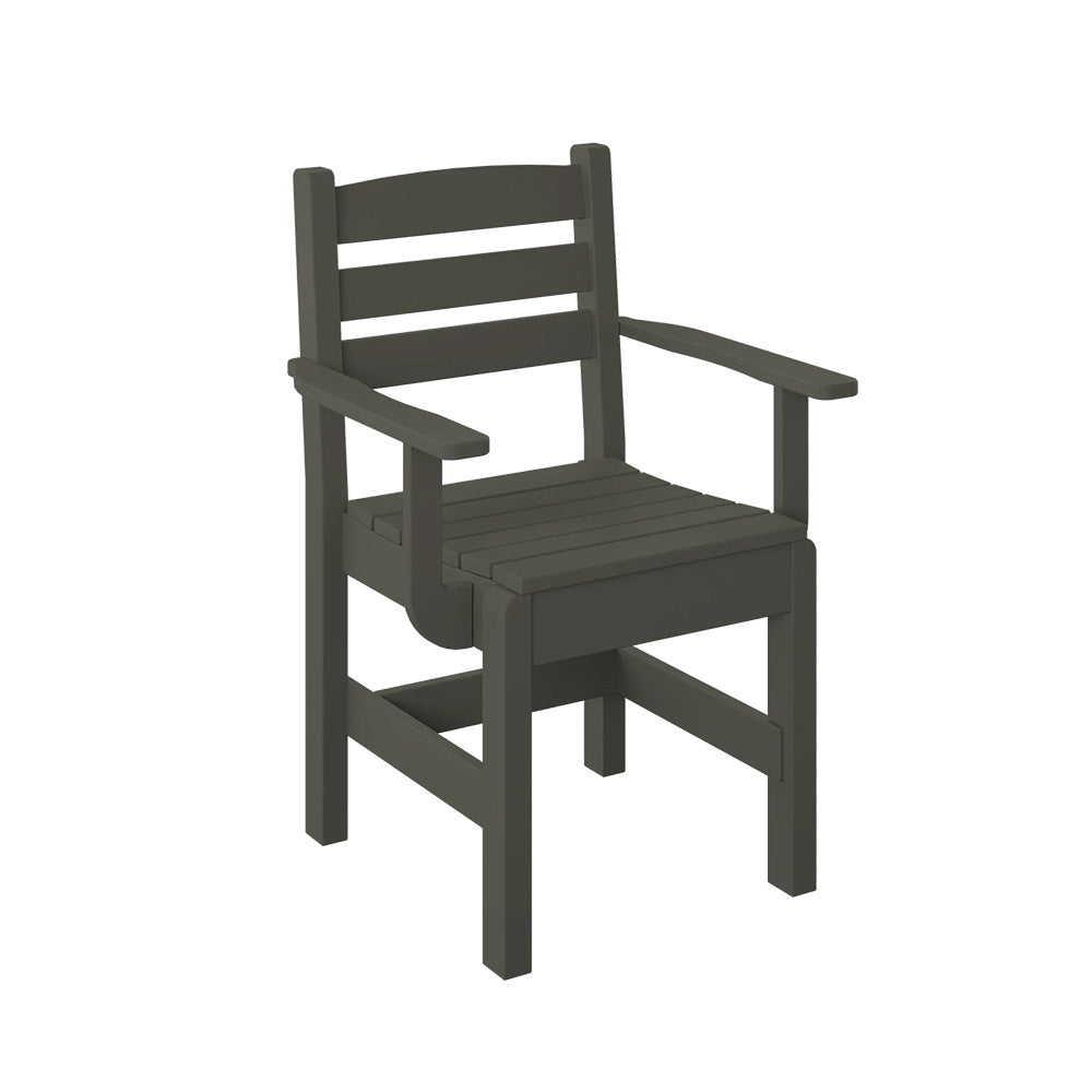 Polybird - Dining Captain Chair Coffee - P11-R-CF view 1