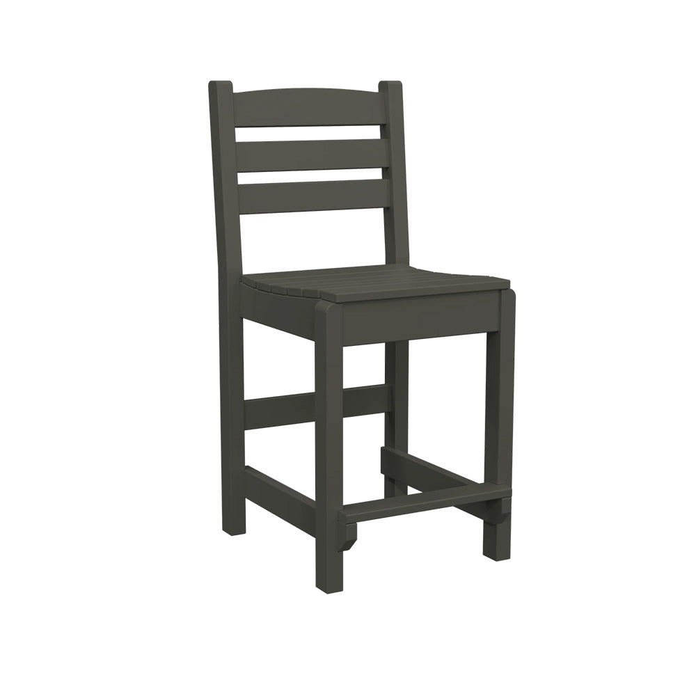 Polybird - Dining Side Chair "Counter Height" Coffee - P10-C-CF view 1