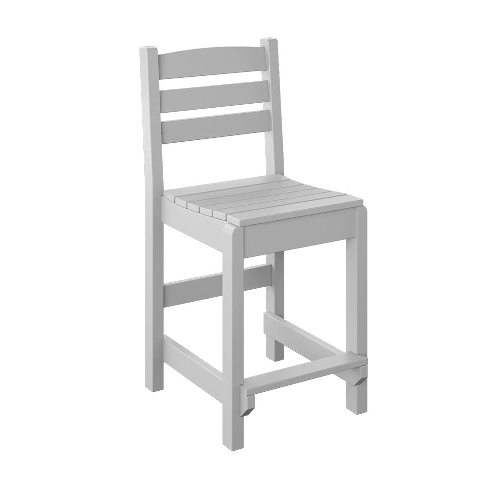 Polybird - Dining Side Chair "Counter Height" White - P10-C-WT view 1