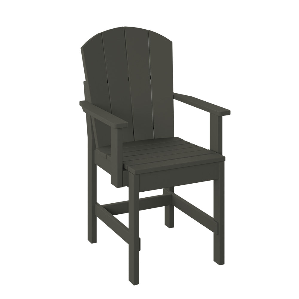 Polybird - Fanback Dining Chair Coffee - P8-R-CF view 1