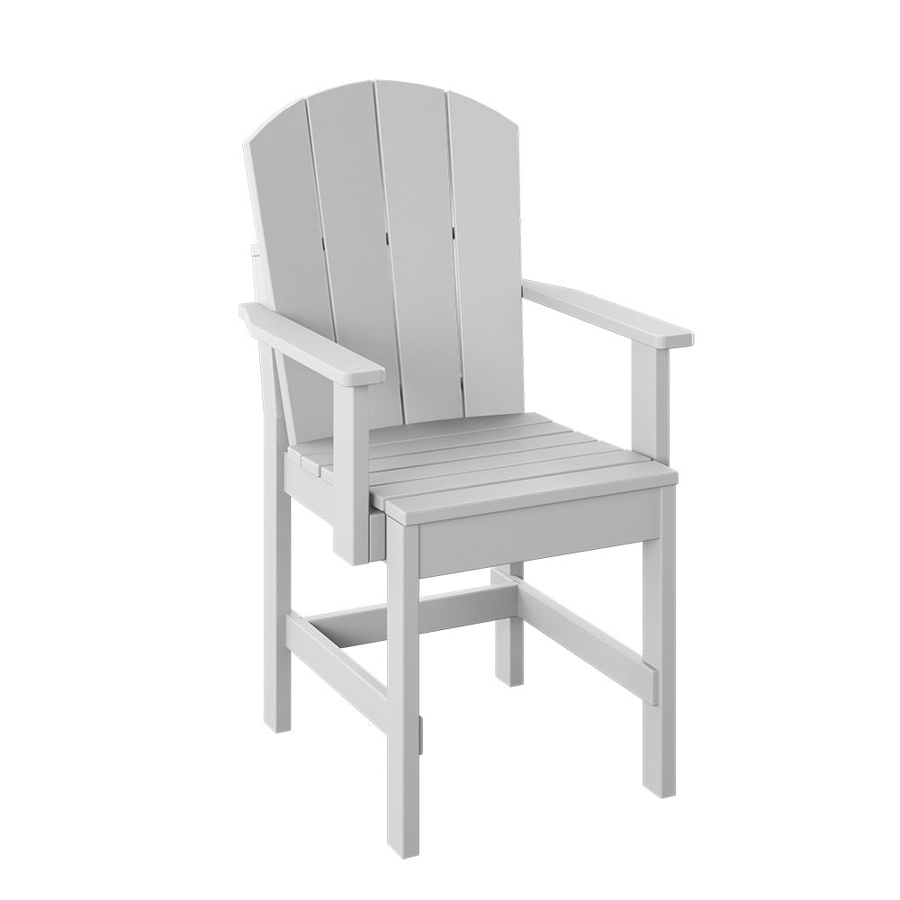 Polybird - Fanback Dining Chair White - P8-R-WT view 1