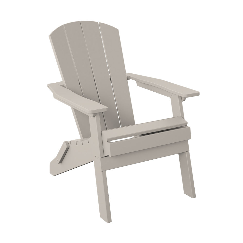 Polybird - Folding Adirondack Chair Sand - P3-SN view 1