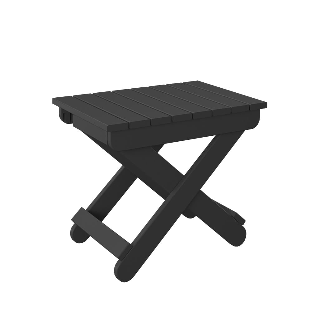 Polybird - Folding End Table Black - P46-BK view 1