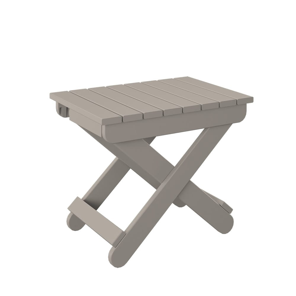 Polybird - Folding End Table Sand - P46-SN view 1