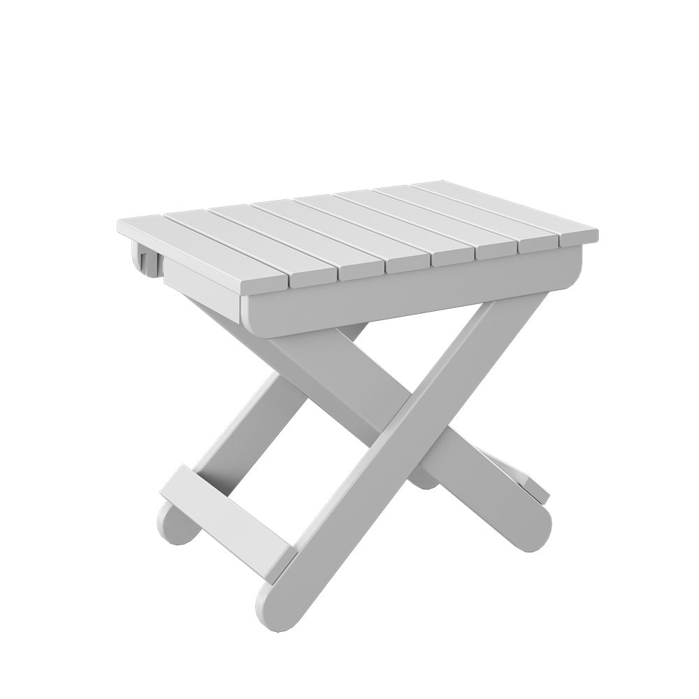 Polybird - Folding End Table White - P46-WT view 1