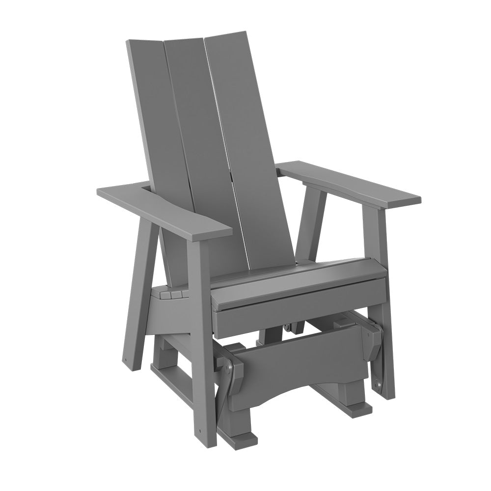 Polybird - Modern 2' Glider Chair Light Gray - P62-LG view 1