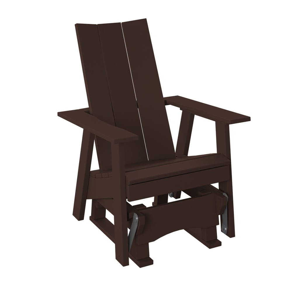 Polybird - Modern 2' Glider Chair Tudor Brown - P62-TB view 1