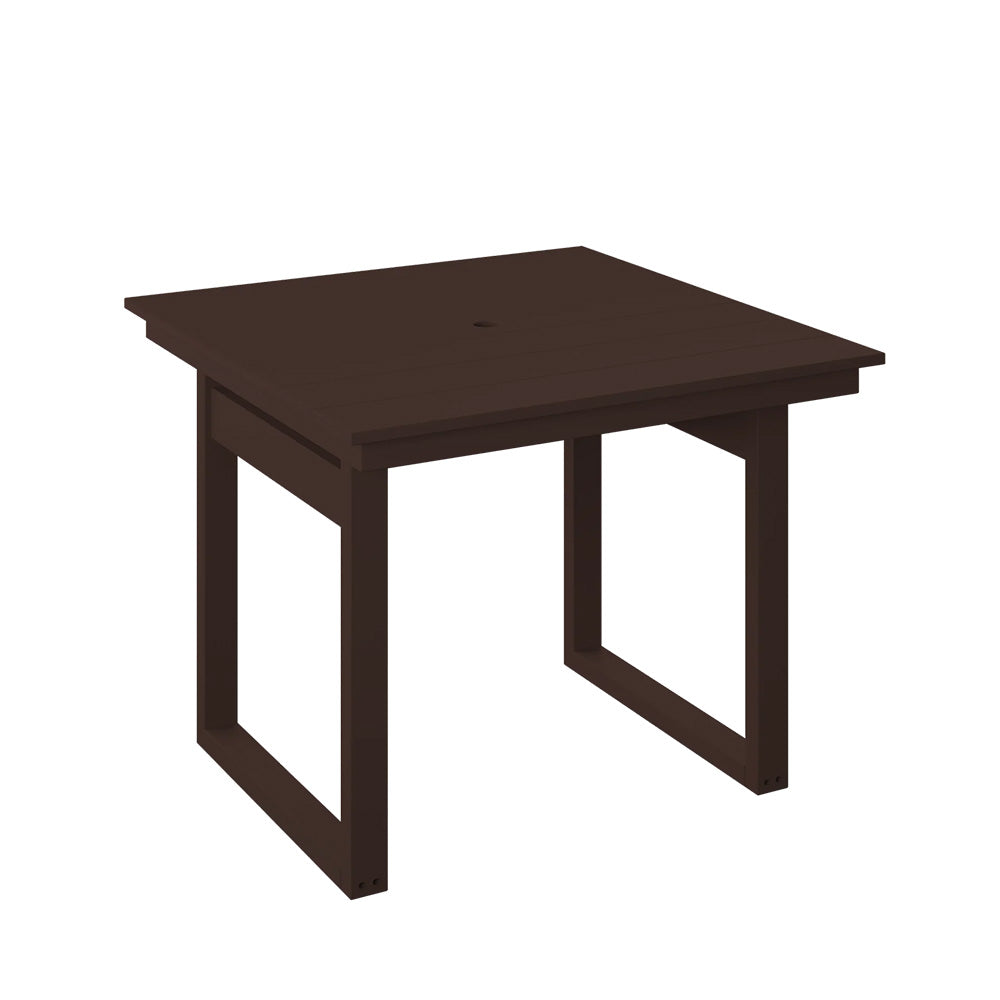 Polybird - Modern 38" Square Table Tudor Brown - P131-R-TB view 1