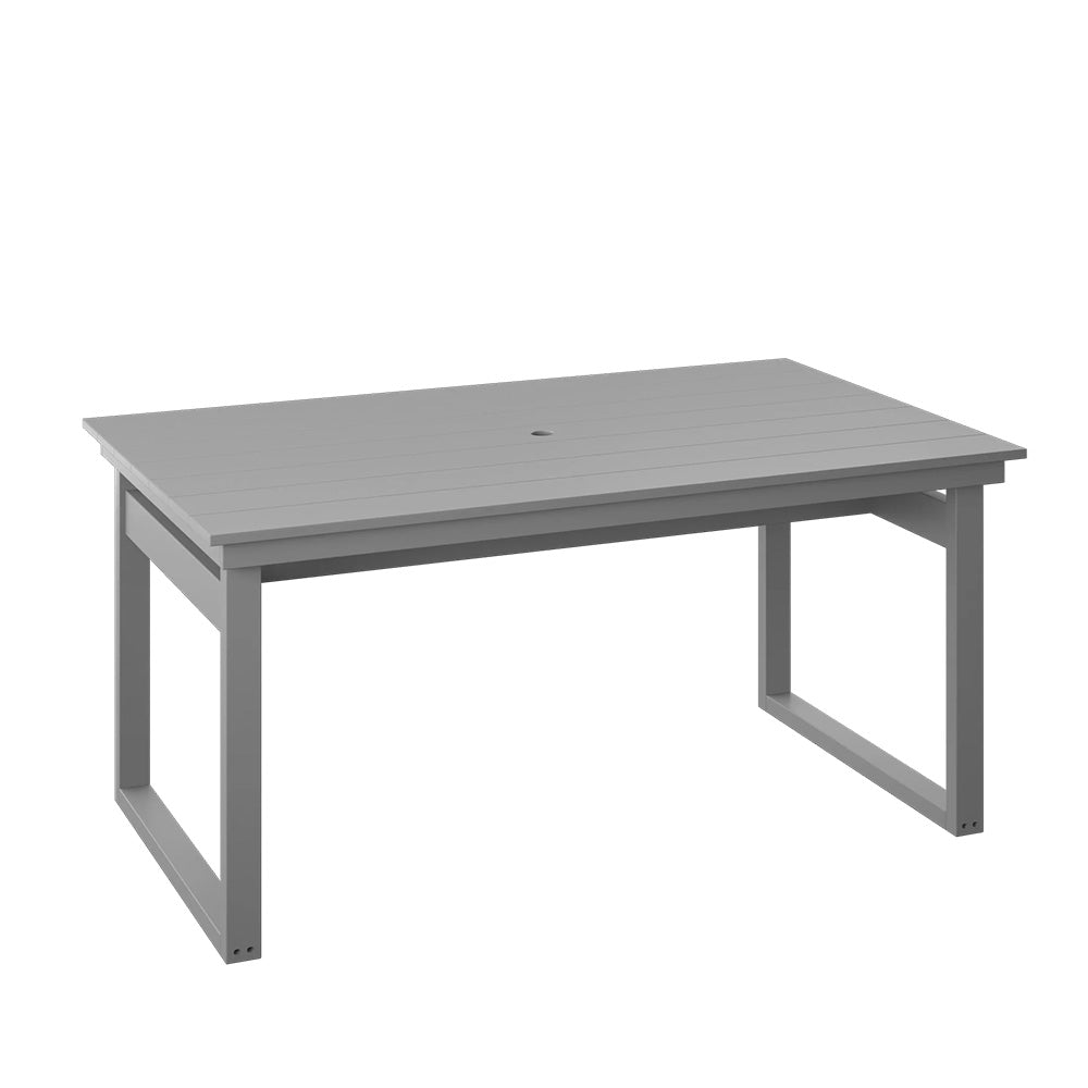 Polybird - Modern 38" X 64" Table Light Gray - P132-R-LG view 1