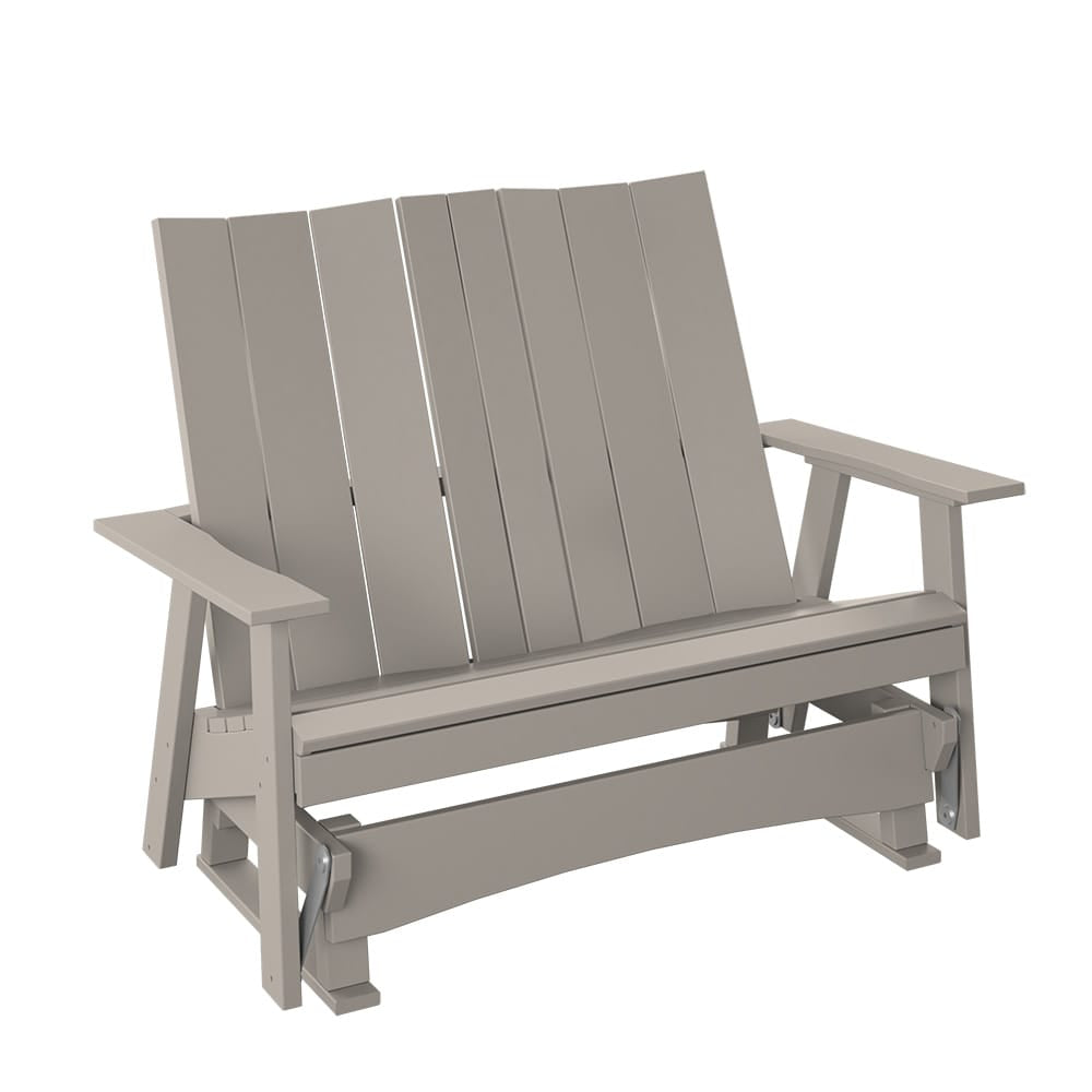 Polybird - Modern 4' Glider Bench Sand - P63-SN view 1
