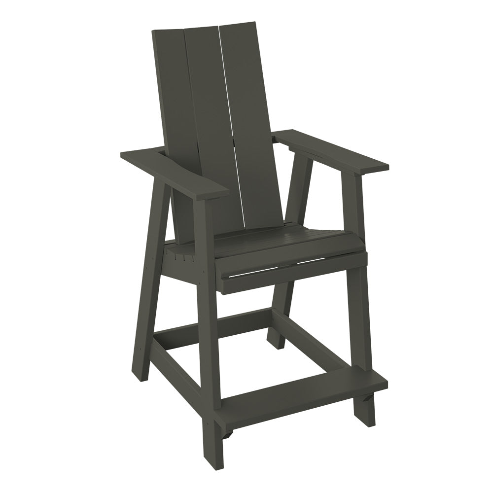 Polybird - Modern Balcony Chair Coffee - P64-CF view 1
