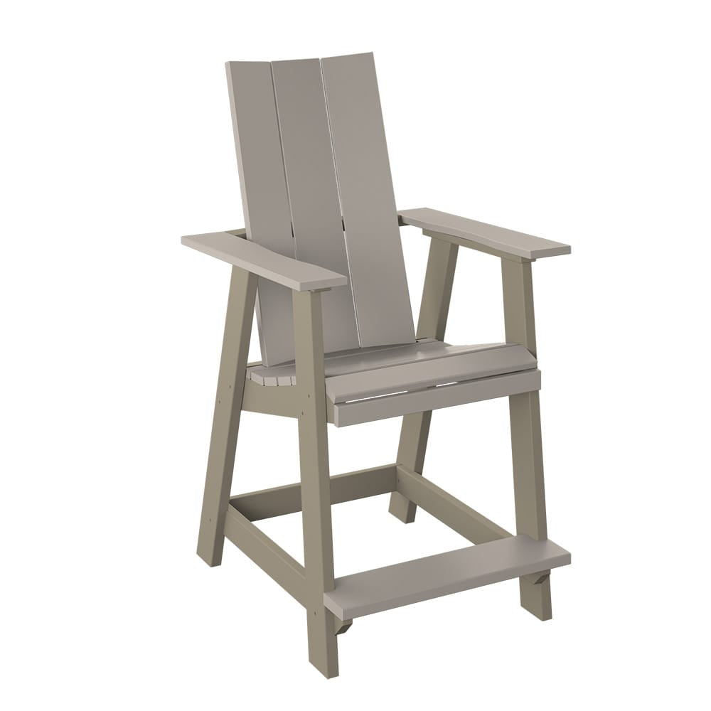 Polybird - Modern Balcony Chair Sand And Weatherwood - P64-SN-WW view 1
