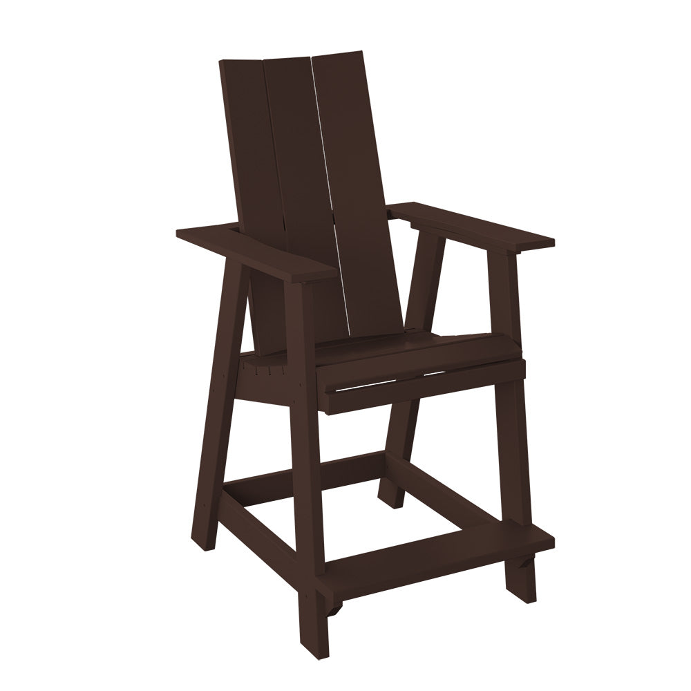 Polybird - Modern Balcony Chair Tudor Brown - P64-TB view 1