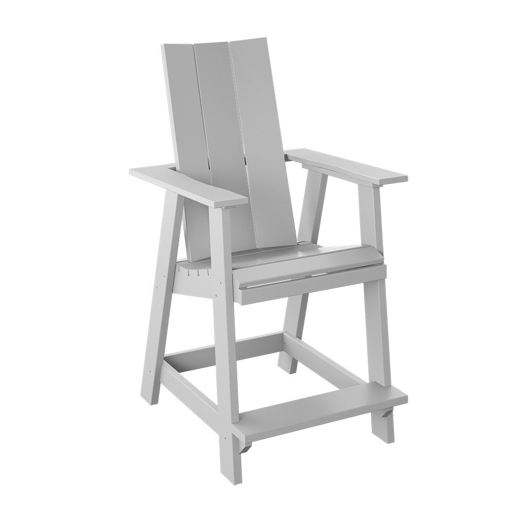 Polybird - Modern Balcony Chair White - P64-WT view 1