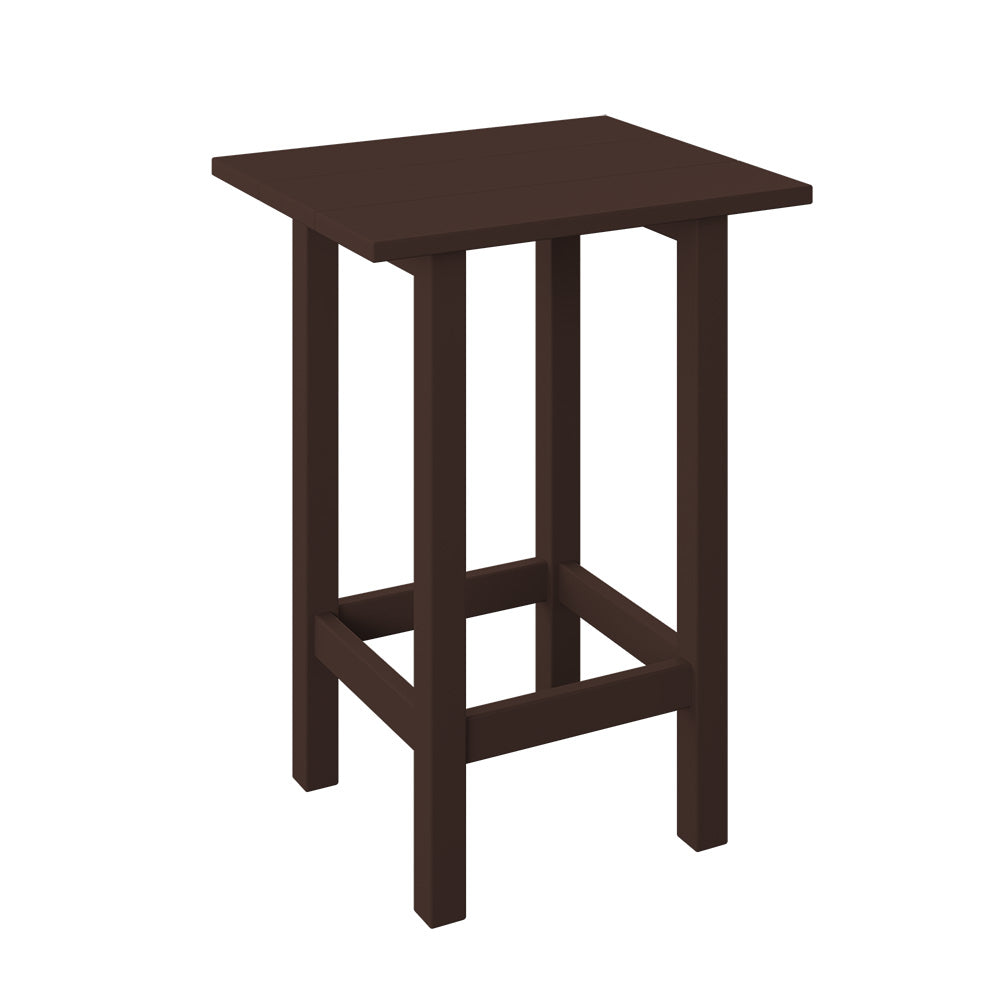 Polybird - Modern Balcony End Table tudor Brown - P65-TB view 1