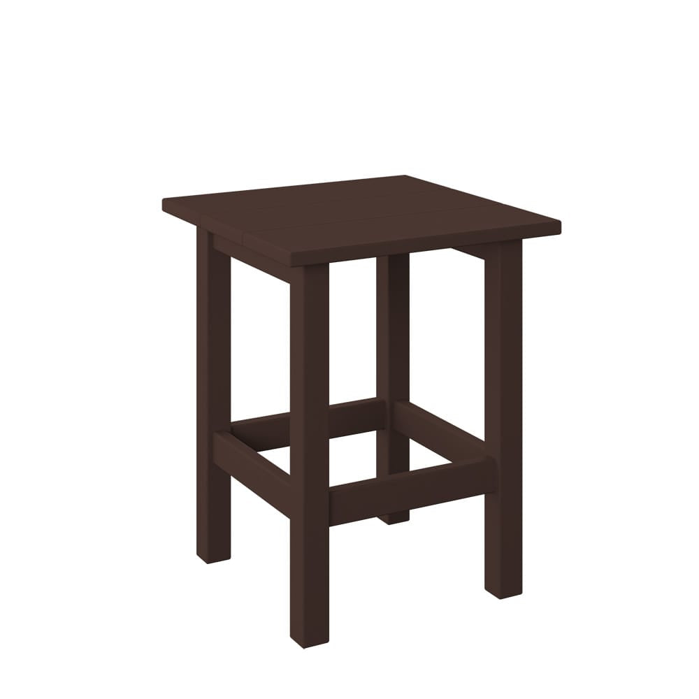 Polybird - Modern End Table tudor Brown - P66-TB view 1