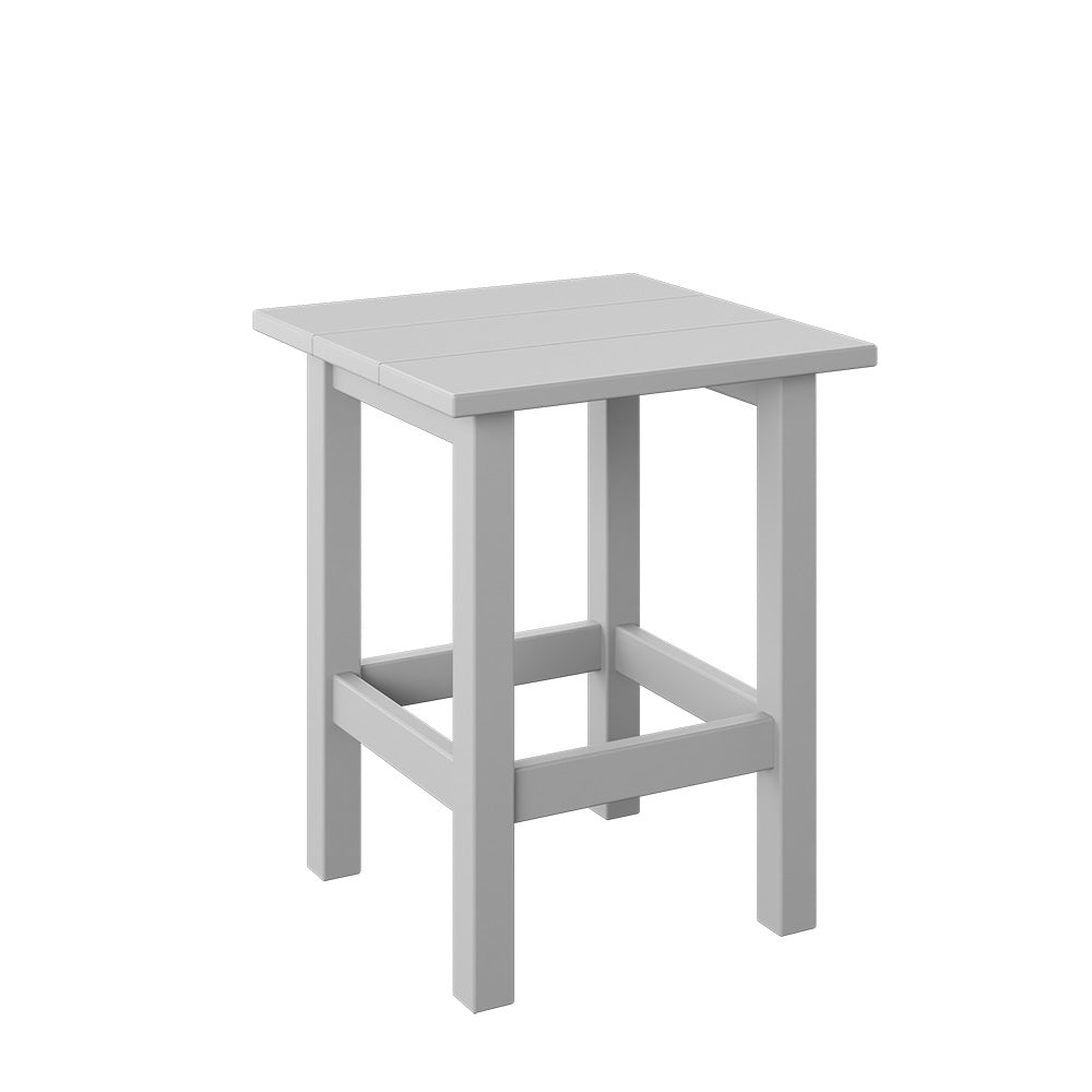 Polybird - Modern End Table White - P66-WT view 1