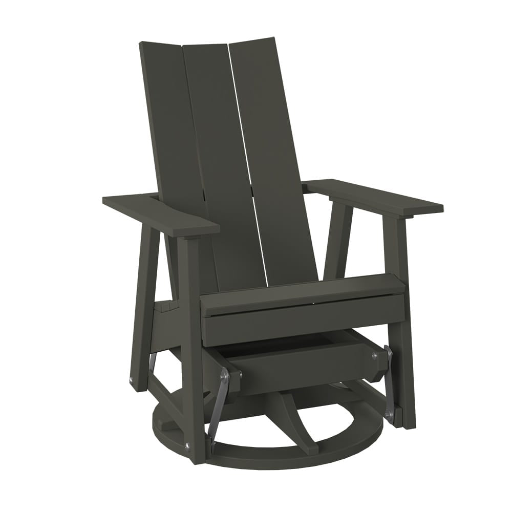 Polybird - Modern Swivel Glider Coffee - P69-CF view 1