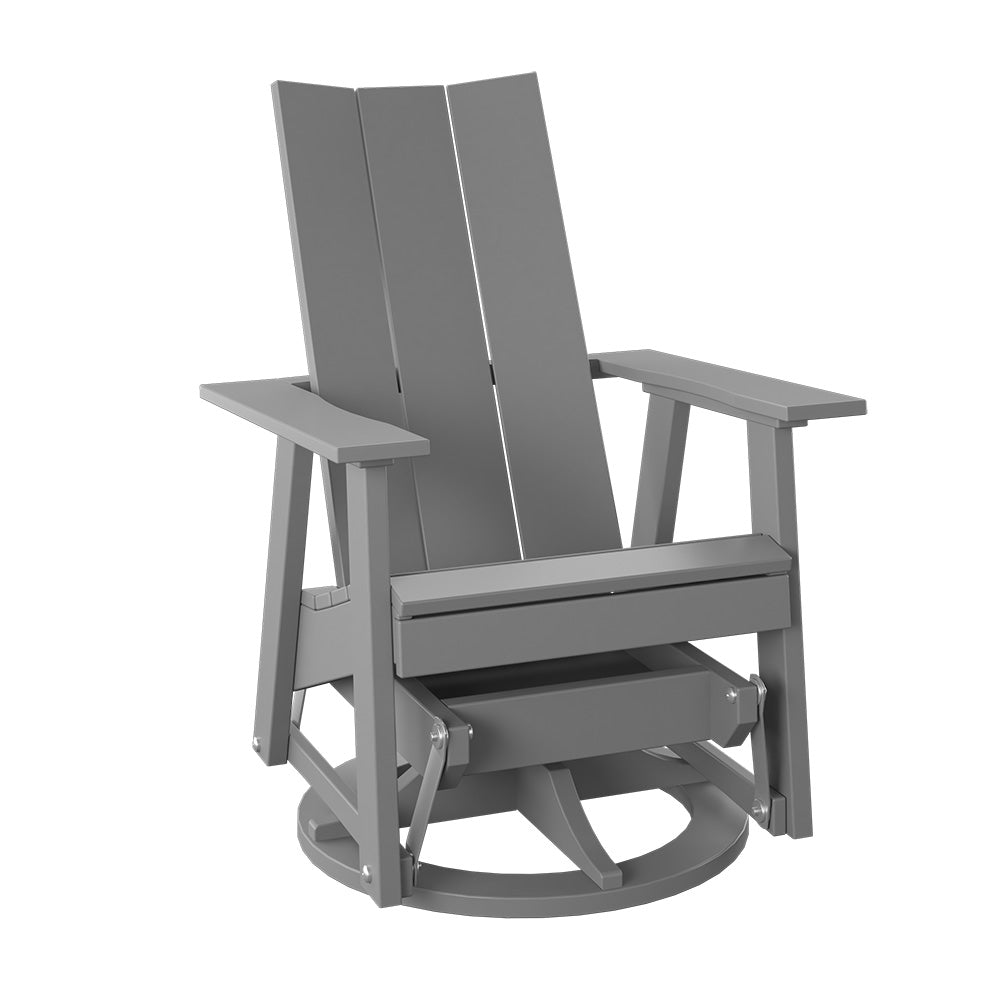 Polybird - Modern Swivel Glider Light Gray - P69-LG view 1