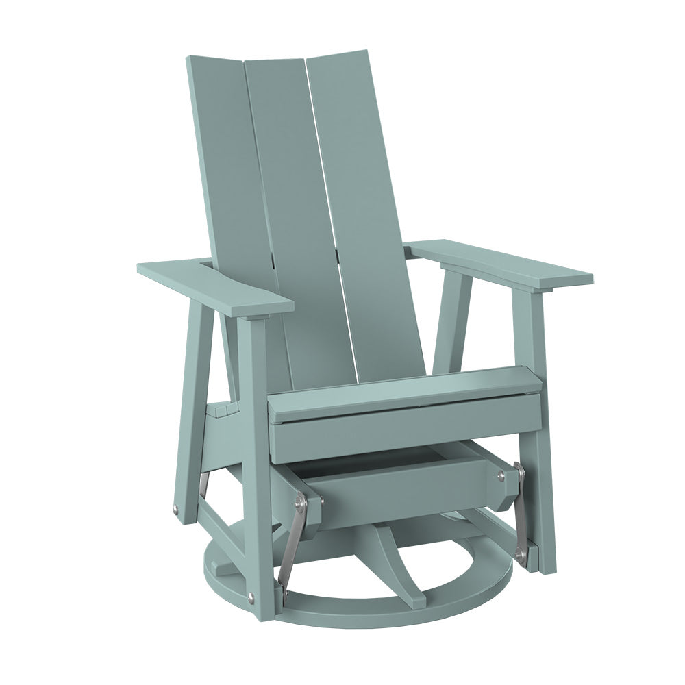 Polybird - Modern Swivel Glider Sage - P69-SG view 1
