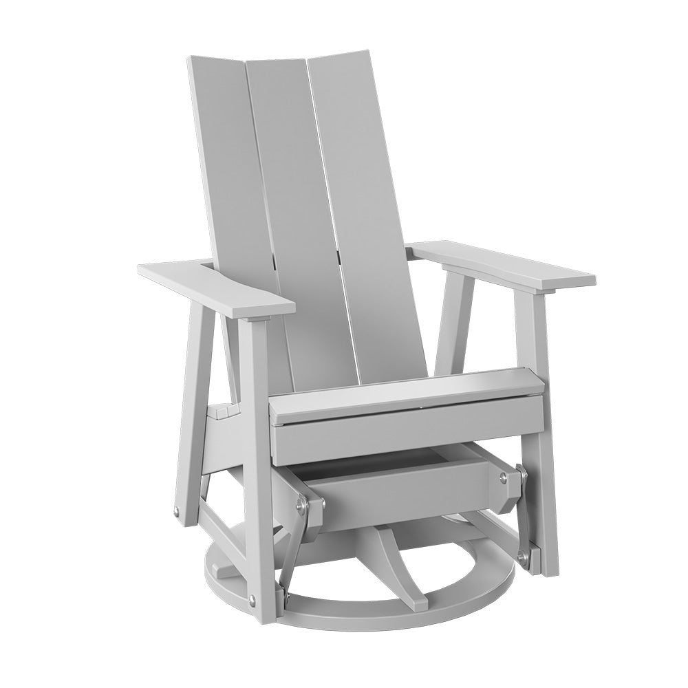Polybird - Modern Swivel Glider White - P69-WT view 1