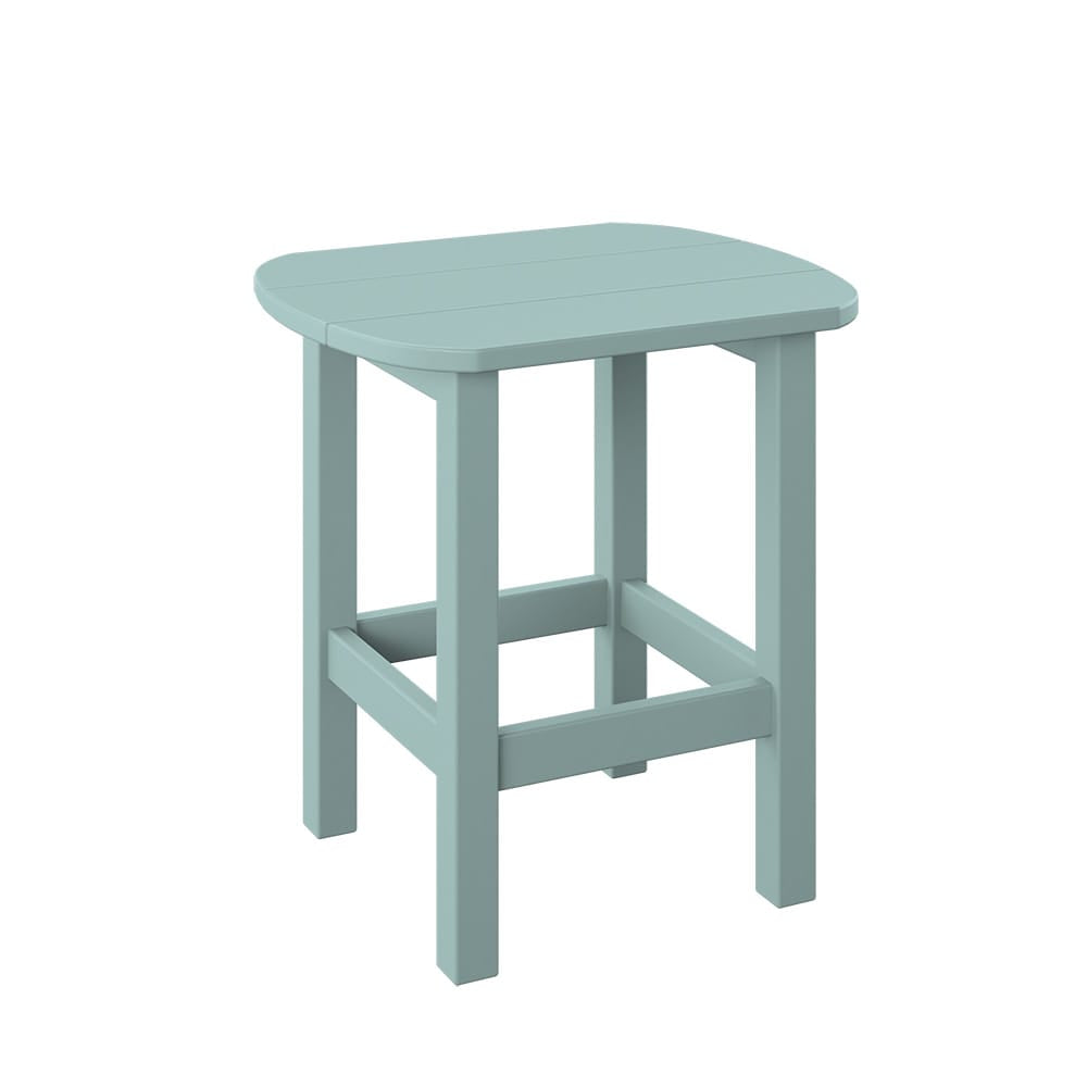 Polybird - Oval End Table Sage - P52-SG view 1