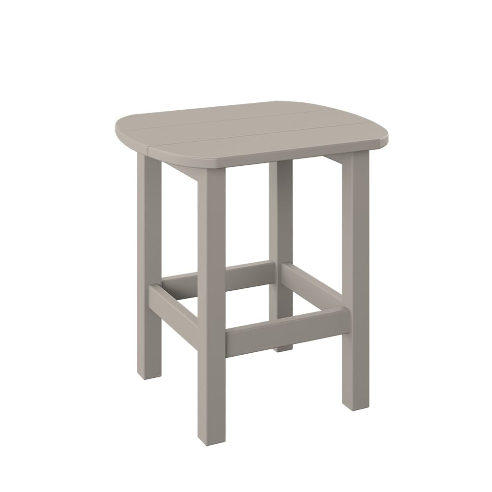 Polybird - Oval End Table Sand - P52-SN view 1