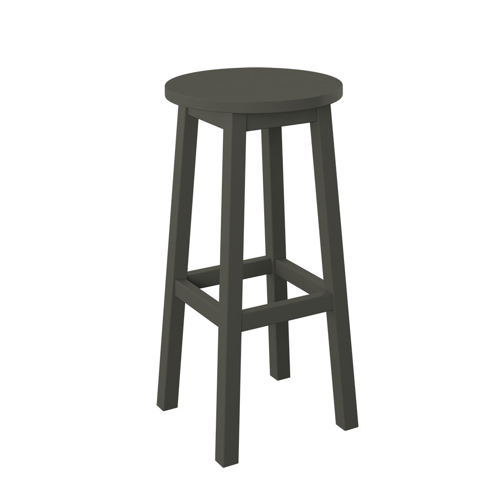 Polybird - Round Bar Stool "Bar Height" Coffee - P94-B-CF view 1