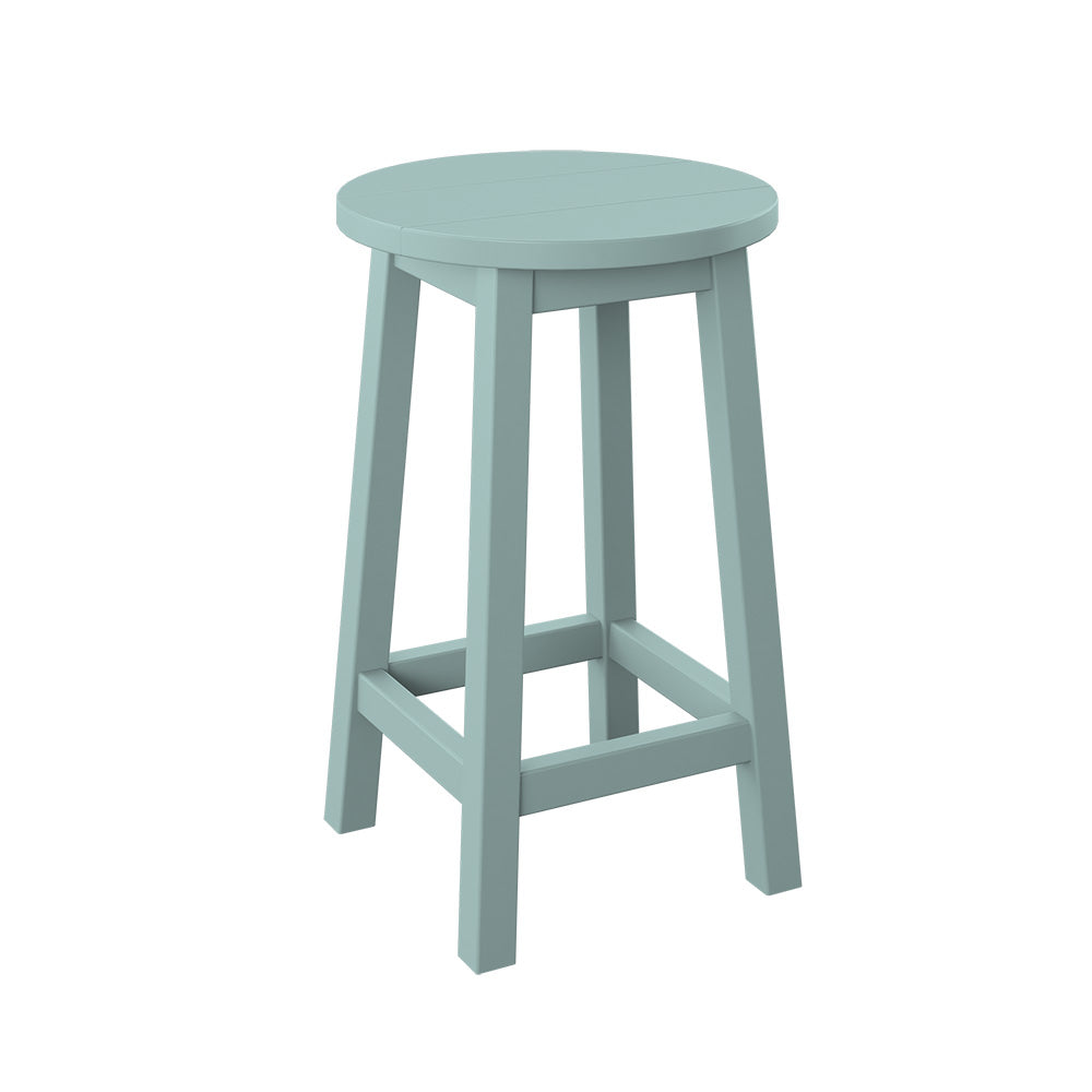 Polybird - Round Bar Stool "Counter Height" Sage - P94-C-SG view 1