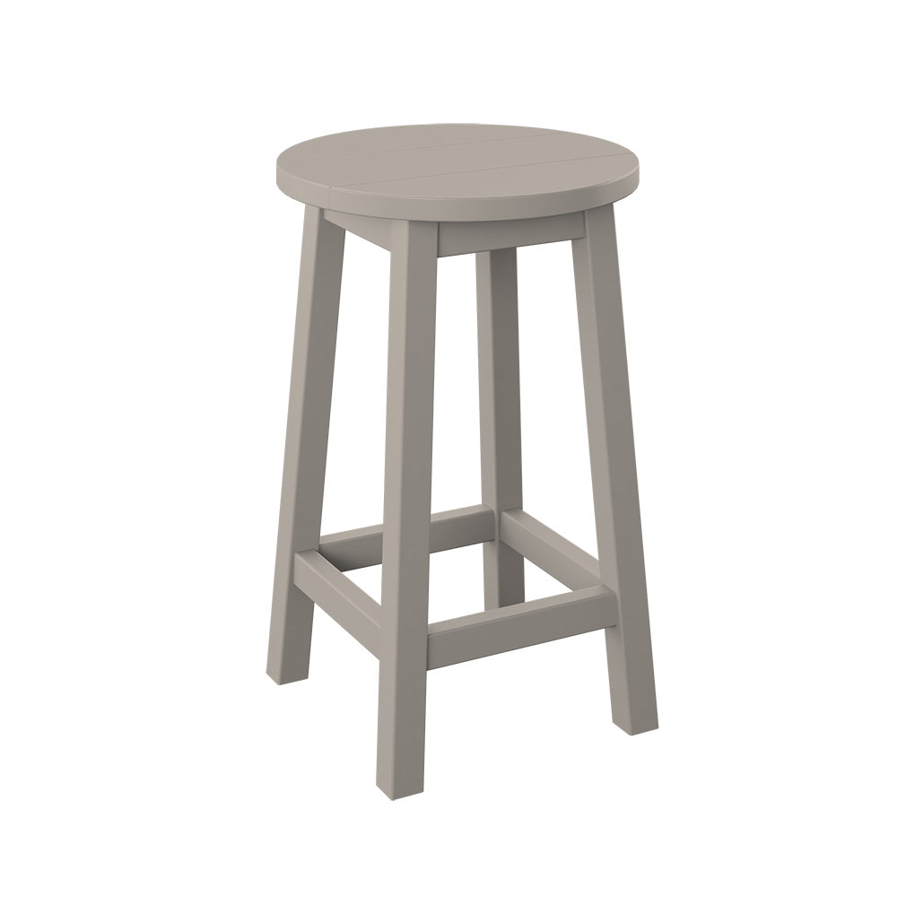 Polybird - Round Bar Stool "Counter Height" Sand - P94-C-SN view 1