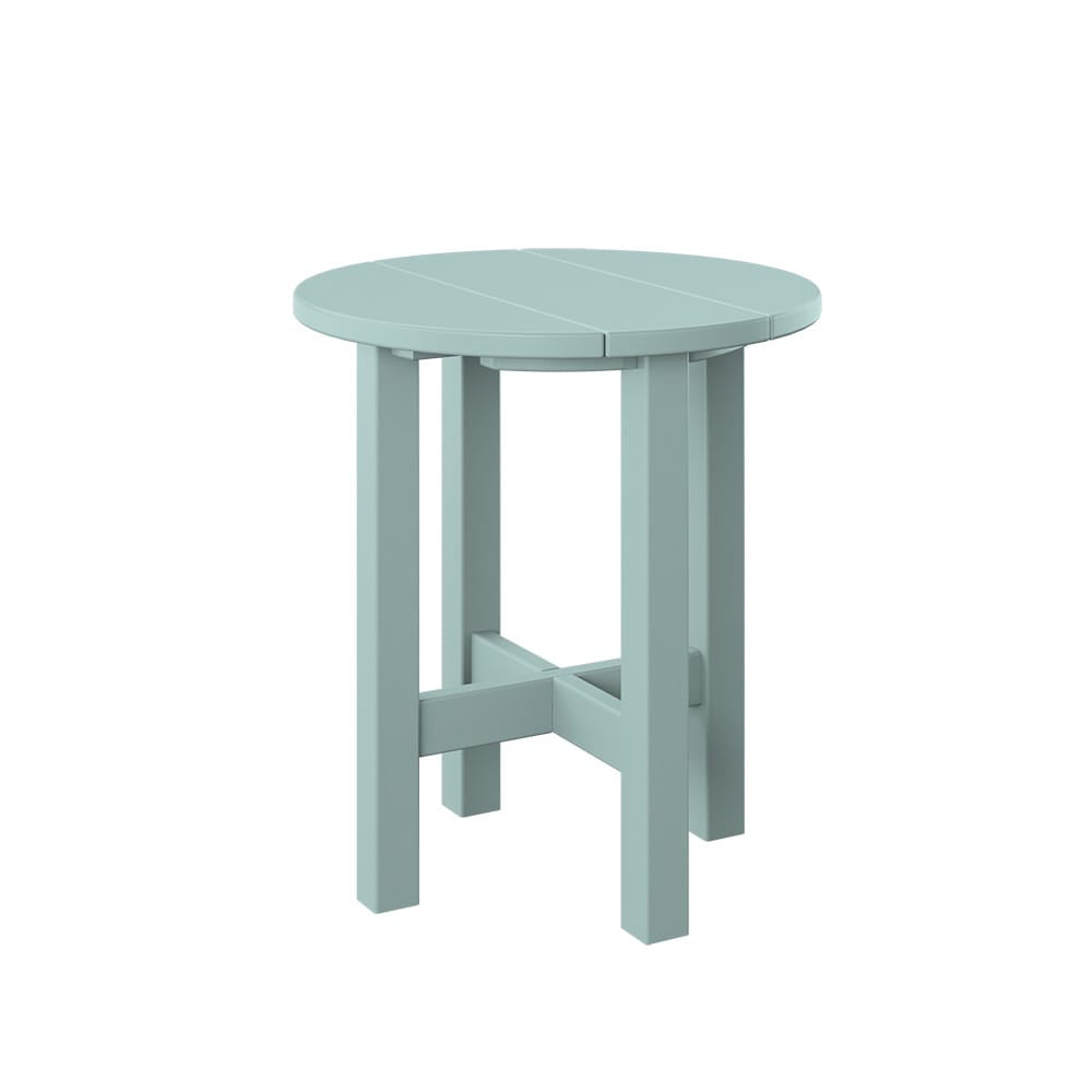Polybird - Round End Table Sage - P53-SG view 1