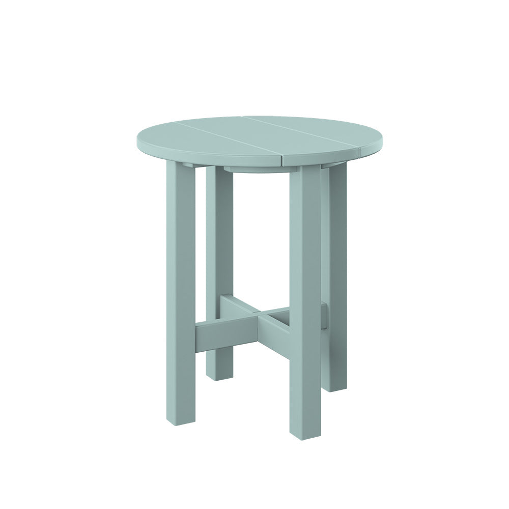 Polybird - Round End Table Sage - P53-SG view 1