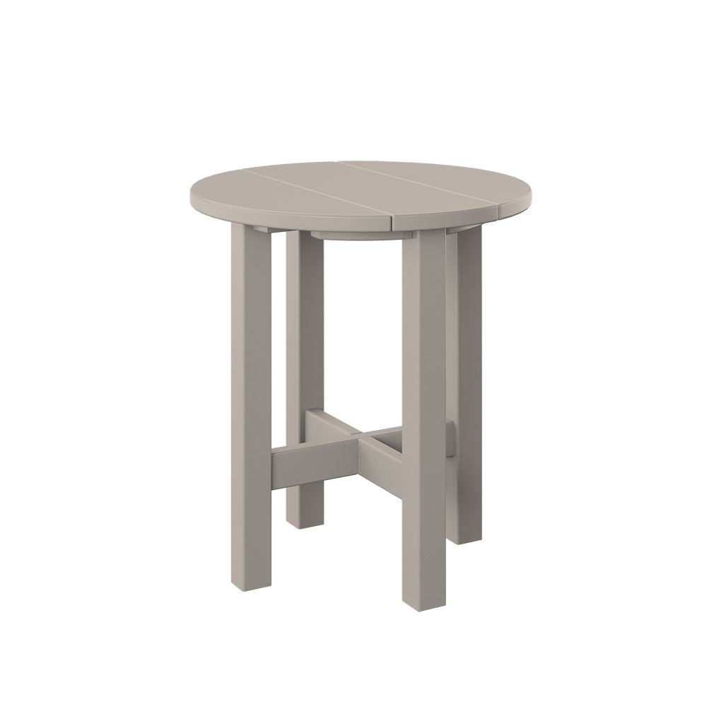 Polybird - Round End Table Sand - P53-SN view 1