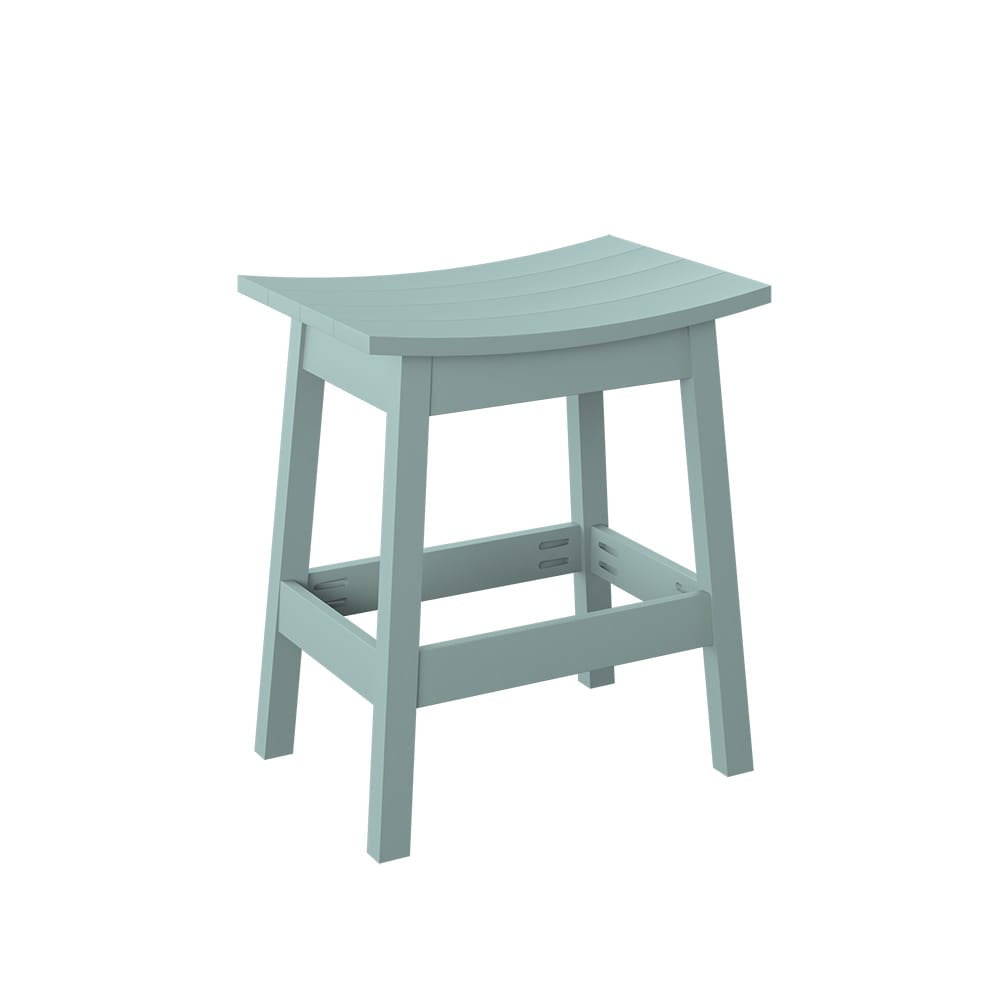Polybird - Saddle Stool "Counter Height" Sage - P93-C-SG view 1