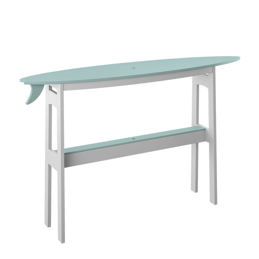 Polybird - Surfboard 72" Table Bar Height Sage And White - P88-B-SG-WT view 1