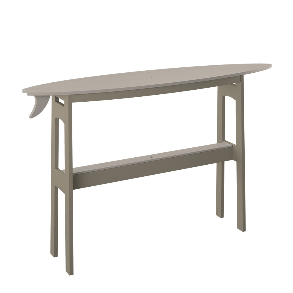 Polybird - Surfboard 72" Table Bar Height Sand And Weatherwood - P88-B-SN-WW view 1