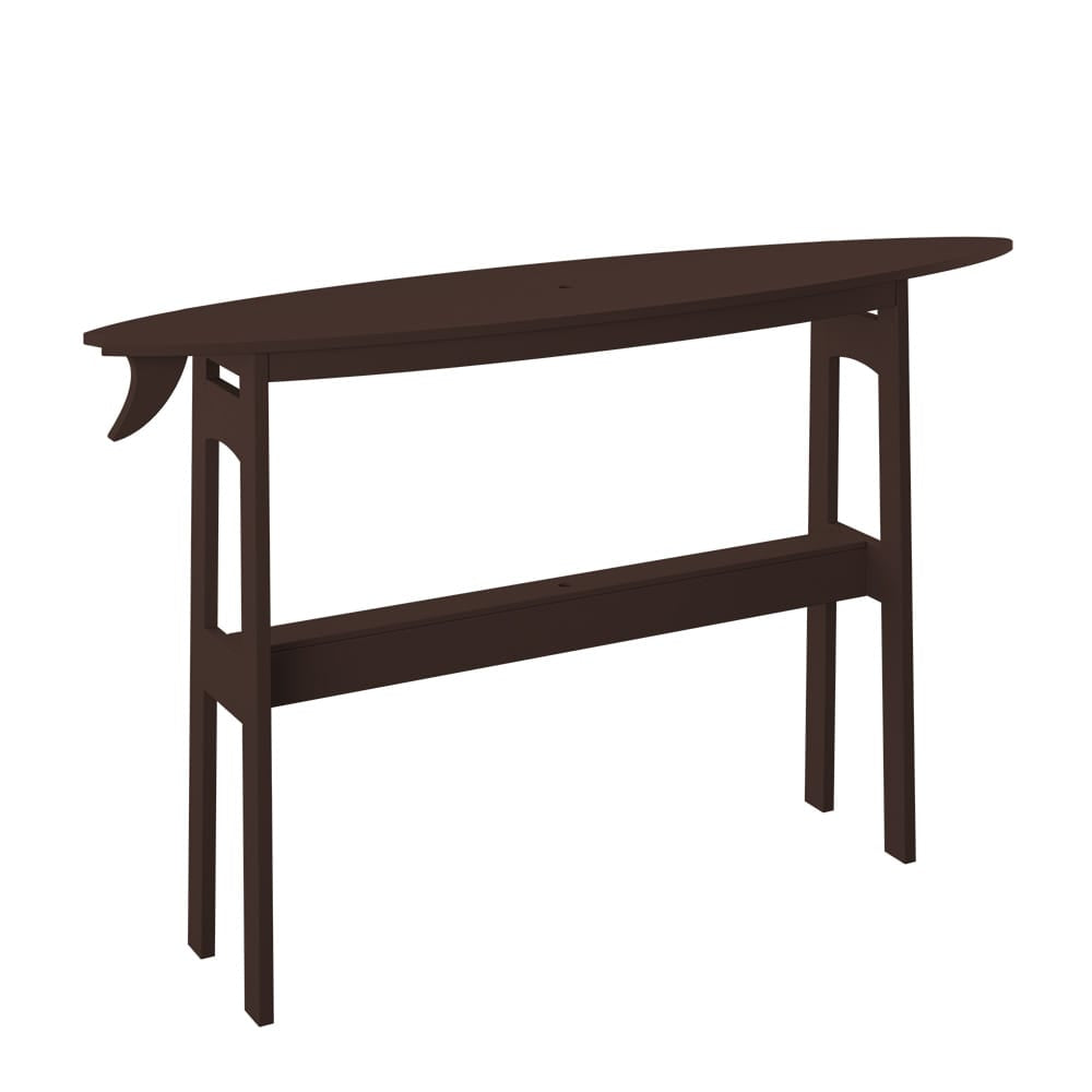 Polybird - Surfboard 72" Table Bar Height Tudor Brown - P88-B-TB view 1