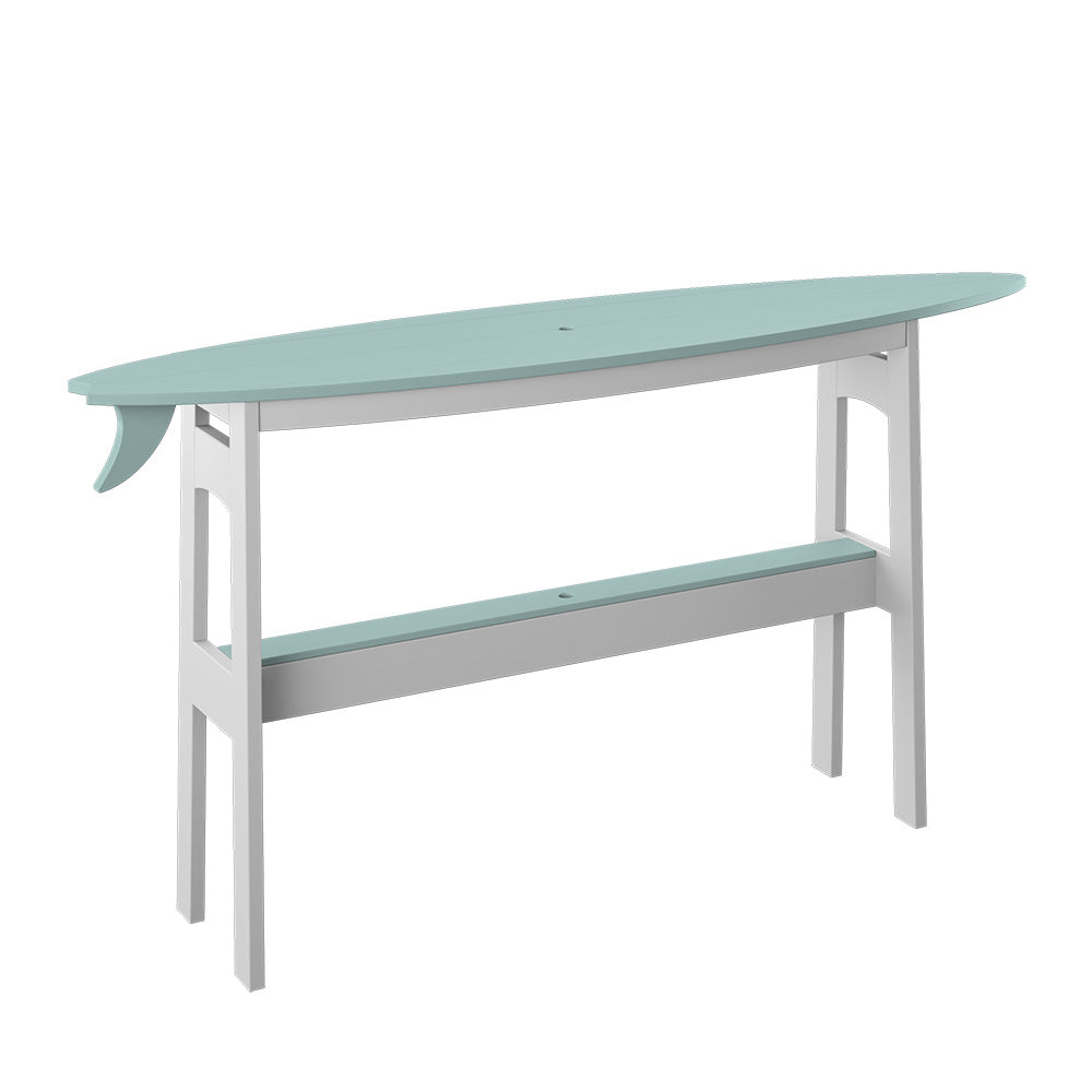 Polybird - Surfboard 72" Table Counter Height Sage And White - P88-C-SG-WT view 1